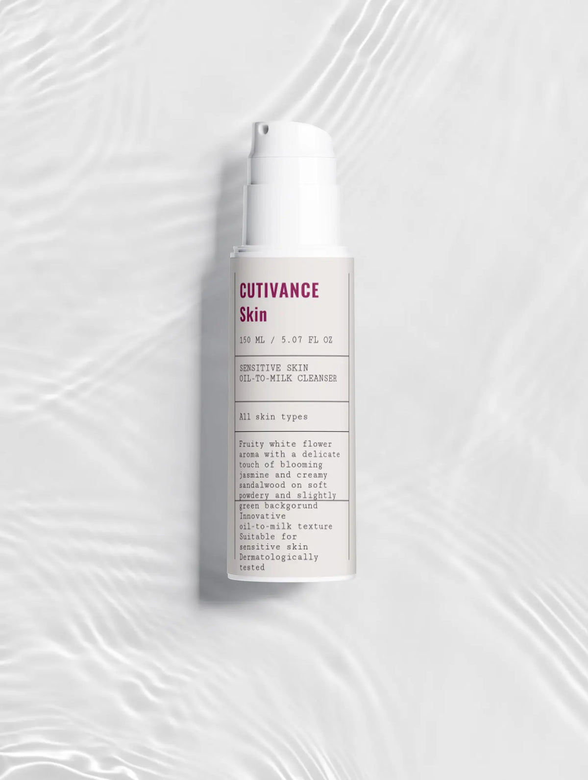 Sensitive Skin Oil-To-Milk Cleanser — Cutivance