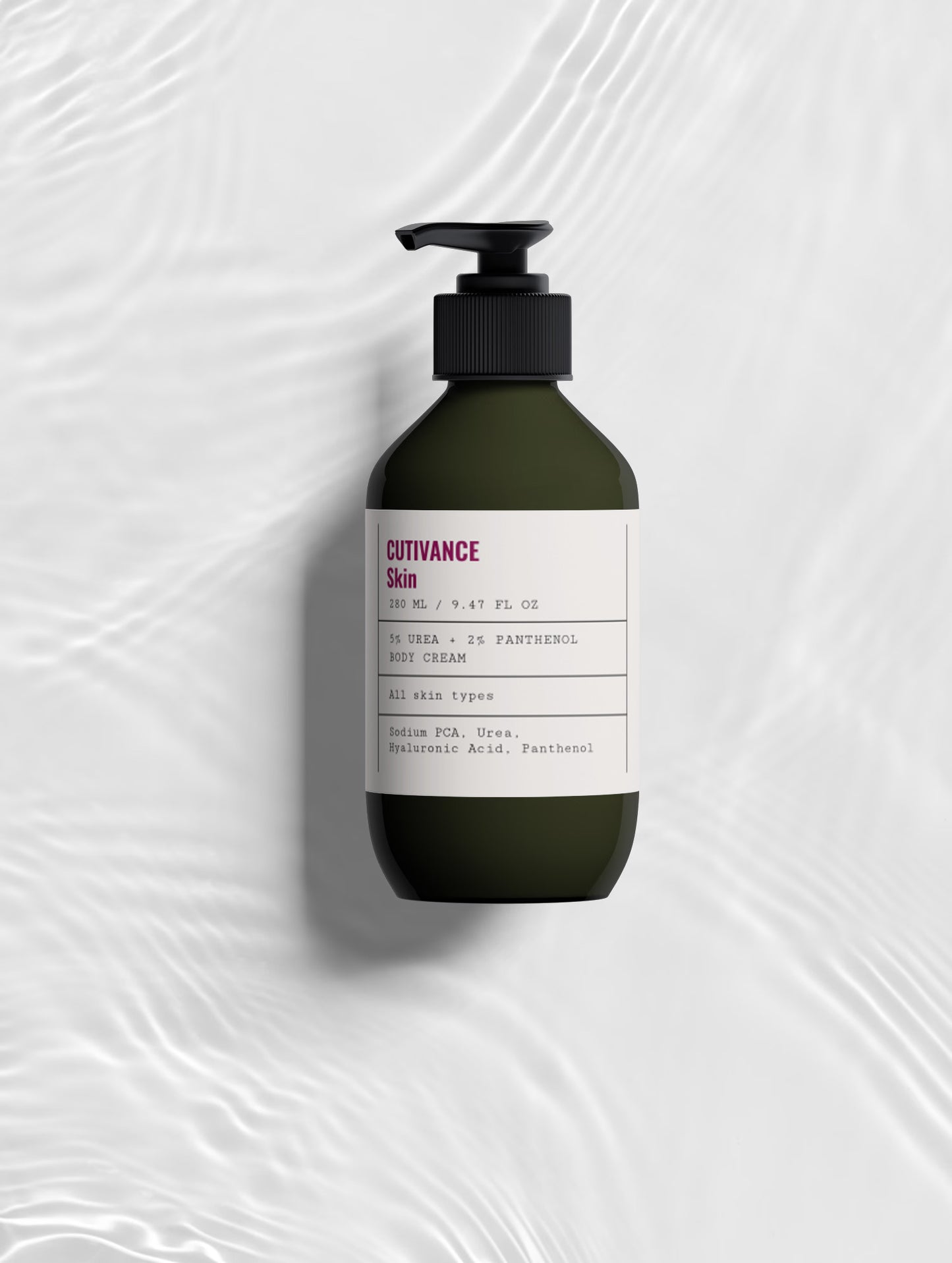 Urea and Panthenol Body Cream: 5% Urea + 2% Panthenol Body Cream